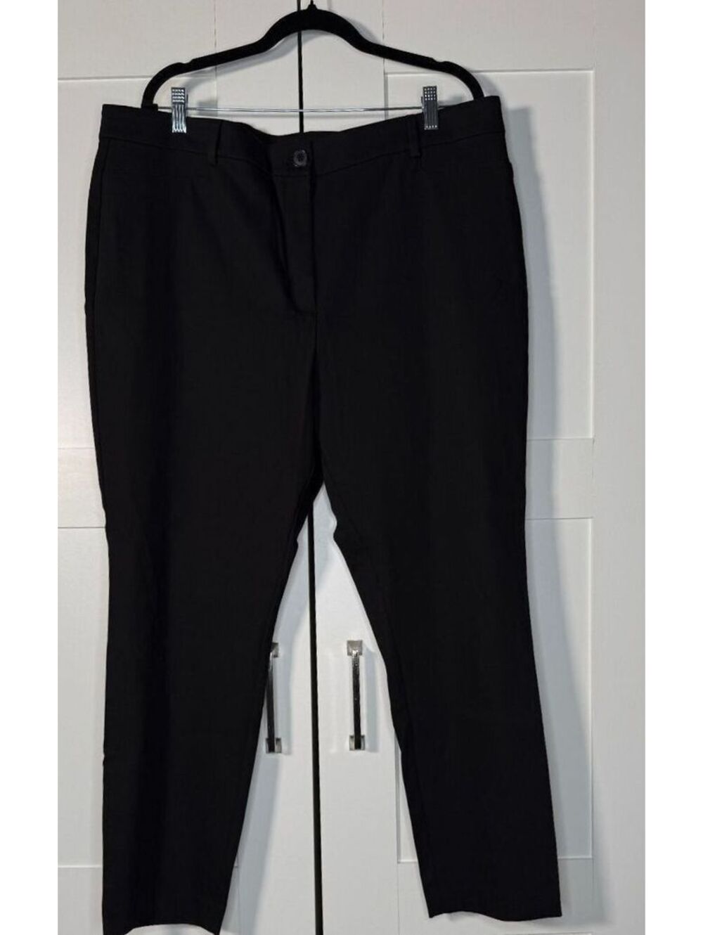 Loft NWT The Perfect Skinny Black Pants Curvy Size 18